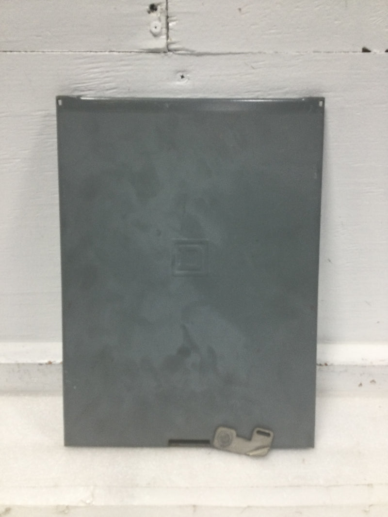 Square D QO6-12L100RB 100 Amp 6 Space 120/240V Panel Cover 12 1/2" x 9 1/8"