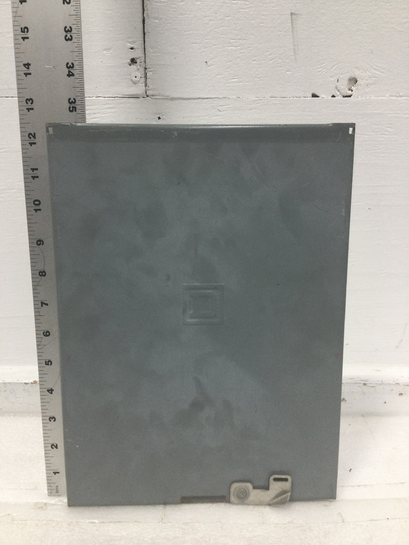 Square D QO6-12L100RB 100 Amp 6 Space 120/240V Panel Cover 12 1/2" x 9 1/8"