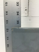 Square D QO6-12L100RB 100 Amp 6 Space 120/240V Panel Cover 12 1/2" x 9 1/8"