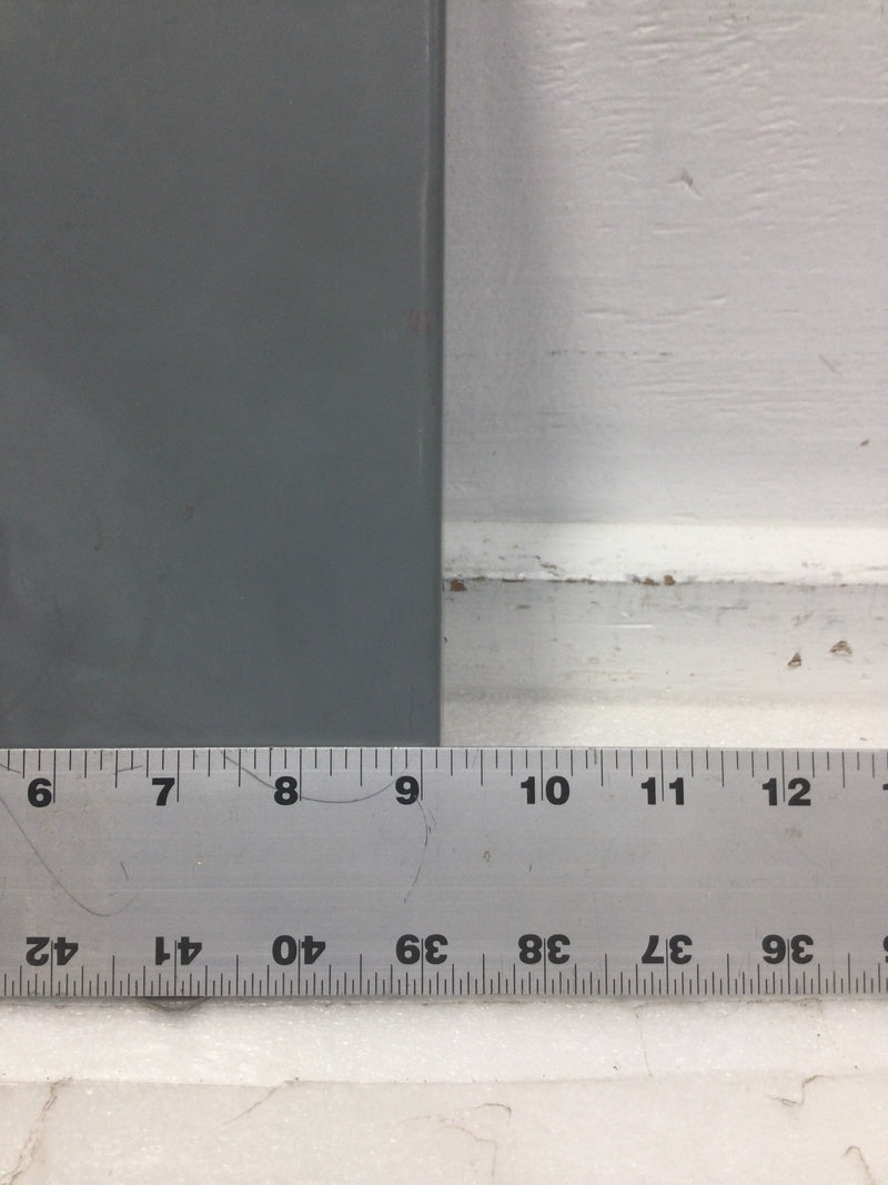 Square D QO6-12L100RB 100 Amp 6 Space 120/240V Panel Cover 12 1/2" x 9 1/8"