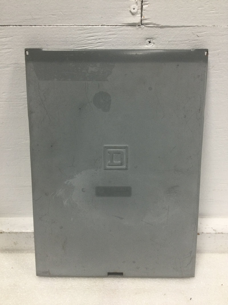 Square D QO6-12L100RB 100 Amp 6 Space 120/240V Panel Cover 12 1/2" x 9 1/8"
