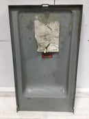 Gould NR323 100 Amp 240V Panel Cover Only 20" X 11 1/2"