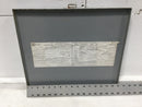 Cutler Hammer 125 Amp 120/240V Panel Cover Only 16" x 14 1/4"