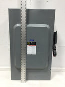 Square D HU364 600V 200 Amp 3 Pole 600VAC Nema 1 Heavy Duty Safety Switch/Disconnect Non-Fused