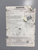 Siemens MC0816B1200TH 200 Amp 8 Space 120/240V Cover w/Hinges 21 1/8" x 14 1/8"