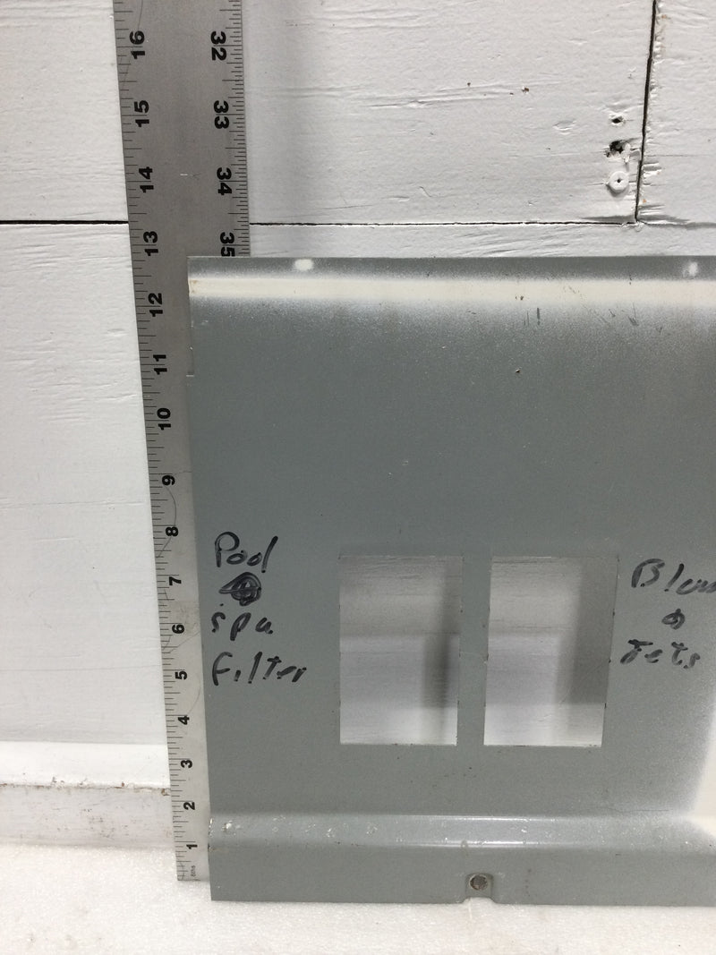 Eaton BR816L125RP 125 Amp 8 Space 120/240V Dead Front 12 7/8" X 11"