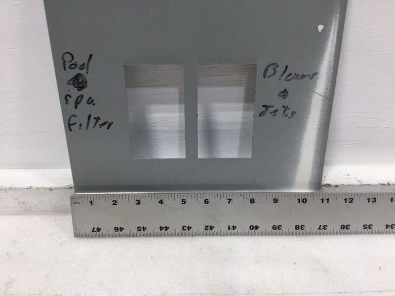 Eaton BR816L125RP 125 Amp 8 Space 120/240V Dead Front 12 7/8" X 11"