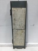 Square D SC1624M125F 125 Amp 120/240V Panel Cover Only 25 1/4" X 7"