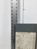 Square D SC1624M125F 125 Amp 120/240V Panel Cover Only 25 1/4" X 7"