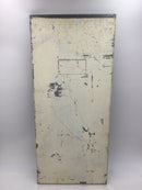 Federal Pacific RH120-40 200 Amp 20 Space 120/240V Panel Cover 26 7/8" x 12"