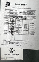 GE Spectra Series APNB3308FH2B 800 Amp 3 Phase 4 Wire 277/480V Switchboard