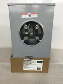 Siemens SUAT417-XMBL 200 Amp Ringless Type Meter Socket Outdoor NEMA 3R, 1 Phase 3 Wire, 5 Jaws Horn Bypass