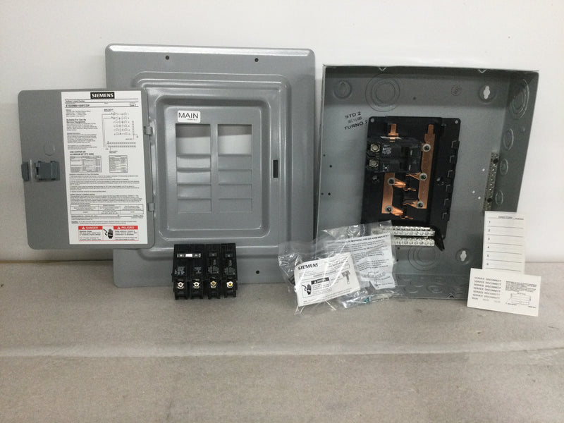 Siemens E1020MB1100FCGP 100 Amp 120/240Volt, 1 Phase 3 Wire 10 Space 20 Circuit Indoor Load Center