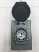 Suplevel RM50PB 125/250V 50 Amp Power Inlet Box with Green LED Indicator
