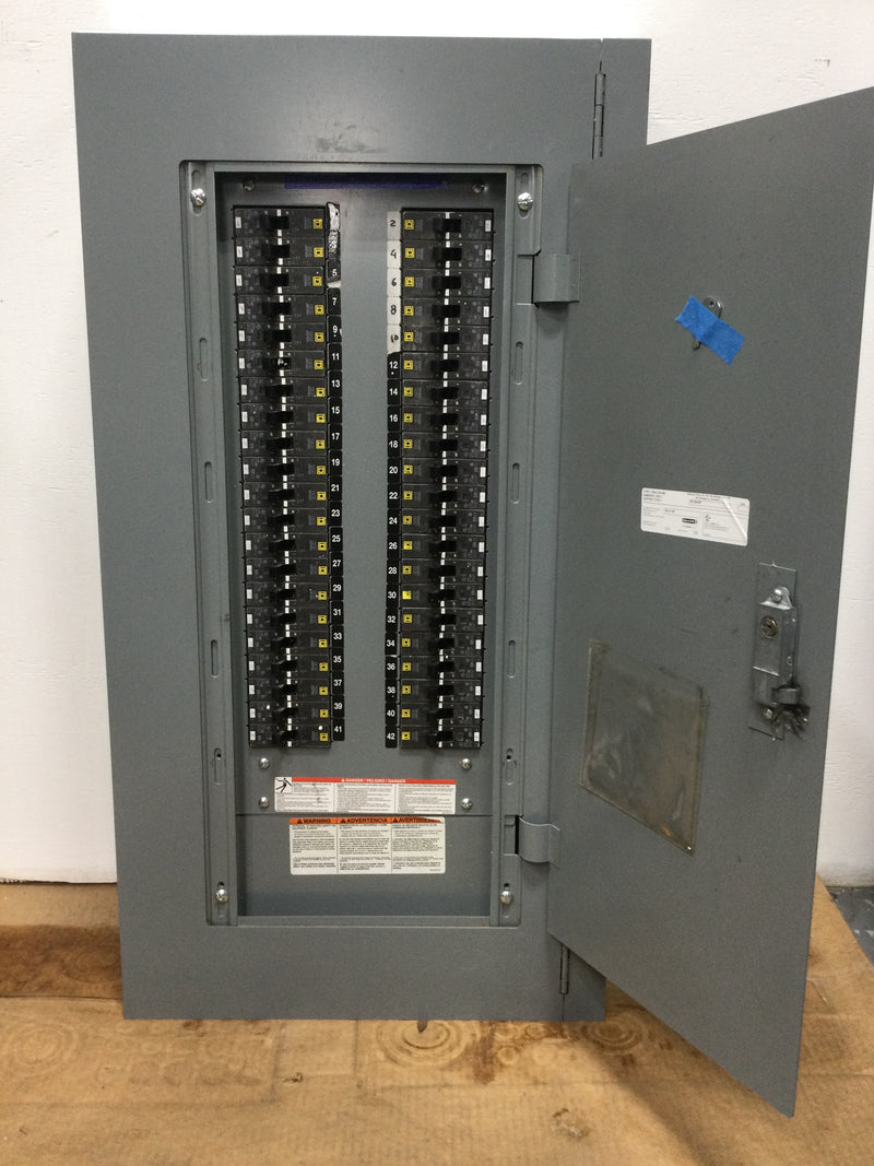 Square D Type NF Series E1 400 Amp 3 Phase 4 Wire 480Y/277V NF Panelboard with Breakers