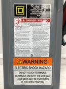 Square D HU361RB 30 Amp 3 Phase 600V Nema 3R Safety Switch 15" x 7 1/2"