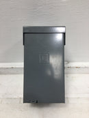 Square D HOM2-4L50R 50 Amp 2 Space 120/240V Disconnect Enclosure 9 1/2" x 5 1/4"