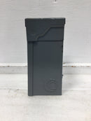 Square D HOM2-4L50R 50 Amp 2 Space 120/240V Disconnect Enclosure 9 1/2" x 5 1/4"