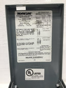 Square D HOM2-4L50R 50 Amp 2 Space 120/240V Disconnect Enclosure 9 1/2" x 5 1/4"