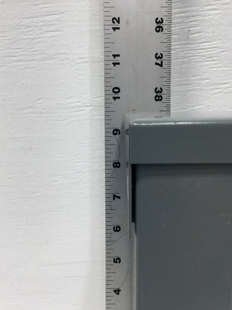 Square D HOM2-4L50R 50 Amp 2 Space 120/240V Disconnect Enclosure 9 1/2" x 5 1/4"