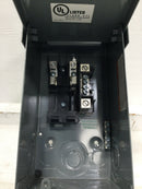 Square D HOM2-4L50R 50 Amp 2 Space 120/240V Disconnect Enclosure 9 1/2" x 5 1/4"