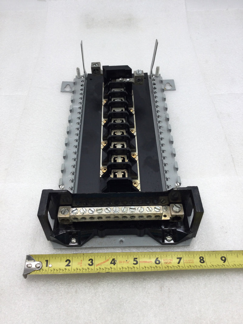 FPE LX116-24 125 Amp 8 Space/16 Circuit 120/240 VAC Load Center Guts Only 14.25" x 8.5"