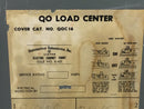 Square D QOC16 16 Space 120/240V Load Center Door Only 13" x 7 3/4"