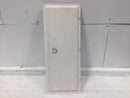 Square D QOC30MW225 225 Amp 30 Space 120/240V Panel/Door Only 19" x 8"