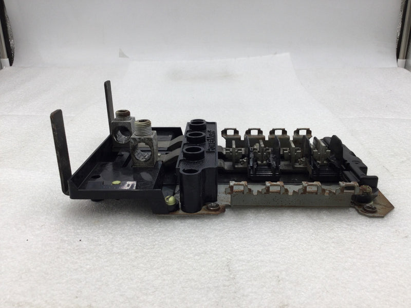 GE General Electric TL820RH 200 Amp 4 Space/8 Circuit 120/240 VAC MLO Load Center Guts Only 7" x 10"