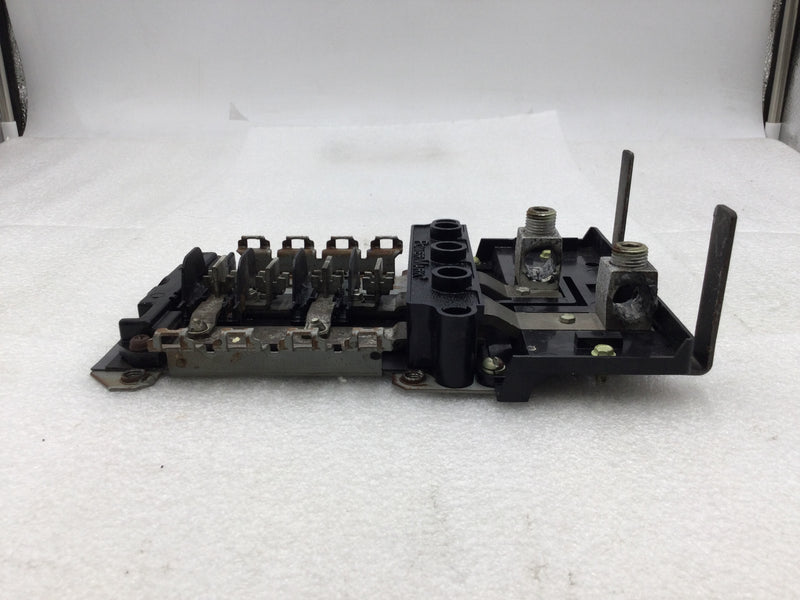 GE General Electric TL820RH 200 Amp 4 Space/8 Circuit 120/240 VAC MLO Load Center Guts Only 7" x 10"