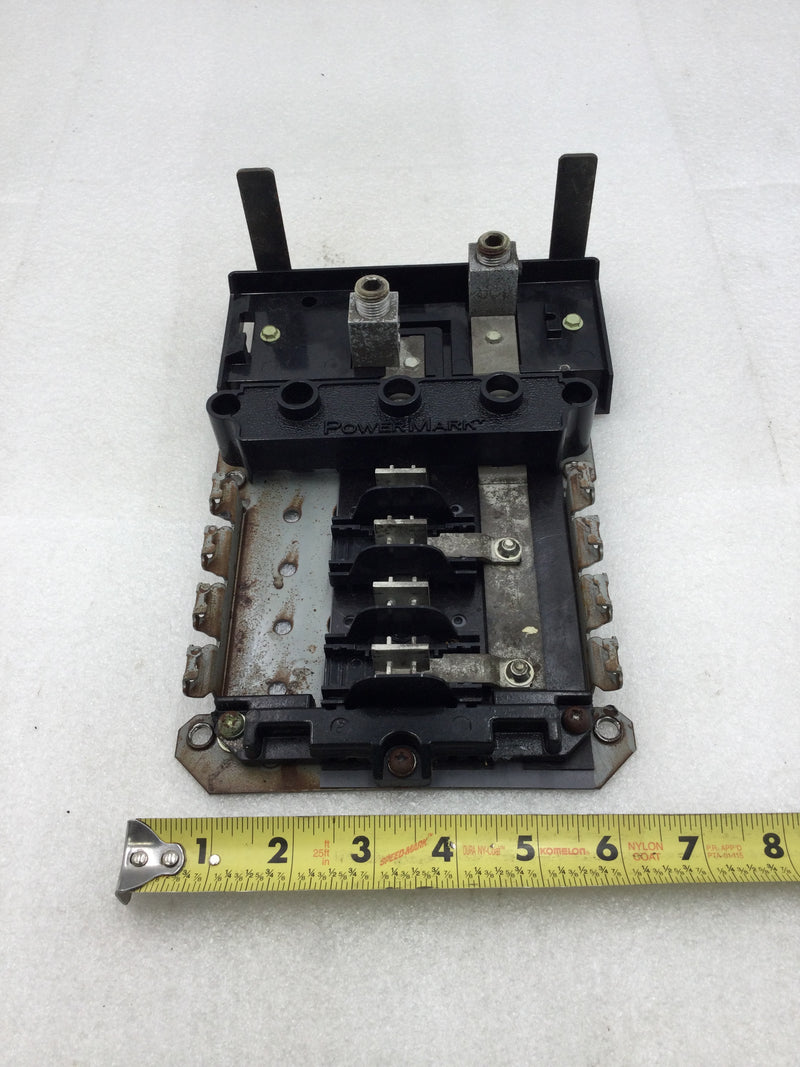 GE General Electric TL820RH 200 Amp 4 Space/8 Circuit 120/240 VAC MLO Load Center Guts Only 7" x 10"