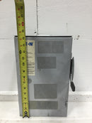 Eaton DG222NRB 60 Amp 1 Phase 240V Fusible Safety Switch - Aged Stock