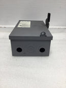 Eaton/Cutler-Hammer DG321NRB 30 Amp 3 Phase 240V Safety Switch 10 7/8" x 6 3/4"