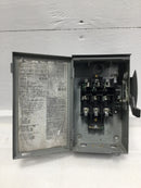 Eaton/Cutler-Hammer DG321NRB 30 Amp 3 Phase 240V Safety Switch 10 7/8" x 6 3/4"