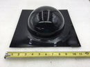 Plastic Surveillance Camera 8" Diameter Dome with 11.5" Square Base and Discreet Viewing Window