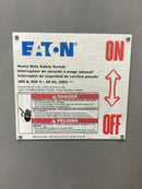 Eaton/Cutler-Hammer DH364URK 200 Amp 3 Pole 600VAC Heavy-Duty Safety Switch Non-Fused Disconnect