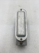 Bridgeport LB-1 1" EMT LB Aluminum Conduit Body with Set Screw Connection