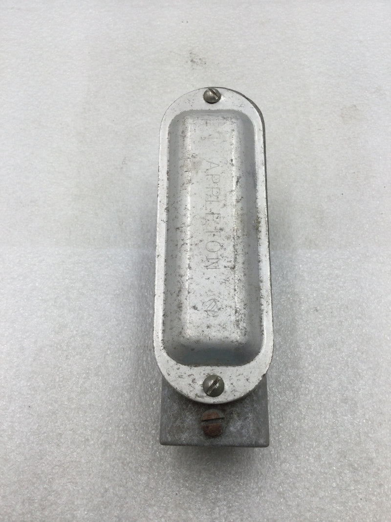 Bridgeport LB-1 1" EMT LB Aluminum Conduit Body with Set Screw Connection