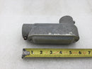 Bridgeport LB-1 1" EMT LB Aluminum Conduit Body with Set Screw Connection