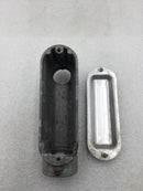 Bridgeport LB-1 1" EMT LB Aluminum Conduit Body with Set Screw Connection