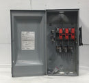 Siemens GF324NR 200 Amp 3 Pole 120/240V Fusible Safety Switch 31 1/2" x 17"