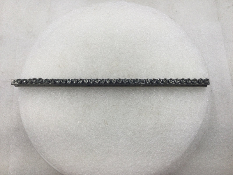 35 Position 4-14 AWG Grounding Bar 11" x 3/4"