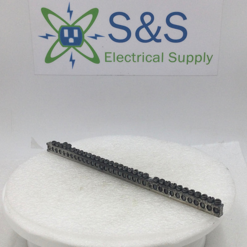 35 Position 4-14 AWG Grounding Bar 11" x 3/4"