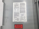 Westinghouse HFN361 30 Amp 3 Pole 600V Fused Safety Switch 19" x 8 1/4"