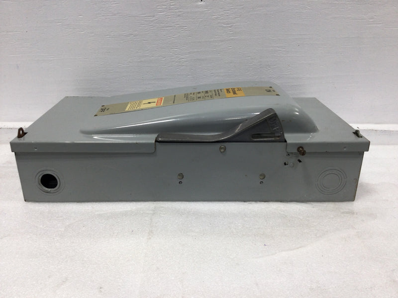 ITE SN-423 100 Amp 3 Pole 240 VAC Vacu-Break Fusible Safety Switch 7.5-30 HP