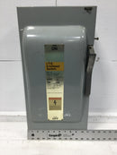 ITE SN-423 100 Amp 3 Pole 240 VAC Vacu-Break Fusible Safety Switch 7.5-30 HP