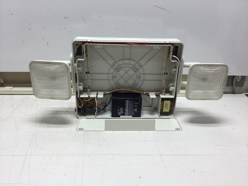 Cooper Lighting/Sure-Lites AP70RWHDHSQ Combo LED Emergency/Exit Light 120/277 VAC with Battery Backup