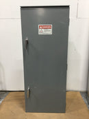 Square D Type NF NF430L2C Complete Panelboard Series E1 250 Amp 600Y/347V 3 Phase 4 Wire MH50WP Enclosure JDL36225 Main Breaker