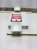 Cooper Lighting/Sure-Lites AP70RWHDHSQ Combo LED Emergency/Exit Light 120/277 VAC with Battery Backup