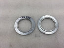Reducing Washer (Lot Of 2) 1-1/2" To 1-1/4" Galvanized Steel Conduit